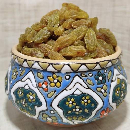 کشمش سبز عسگری با ظاهری جذاب و یکدست